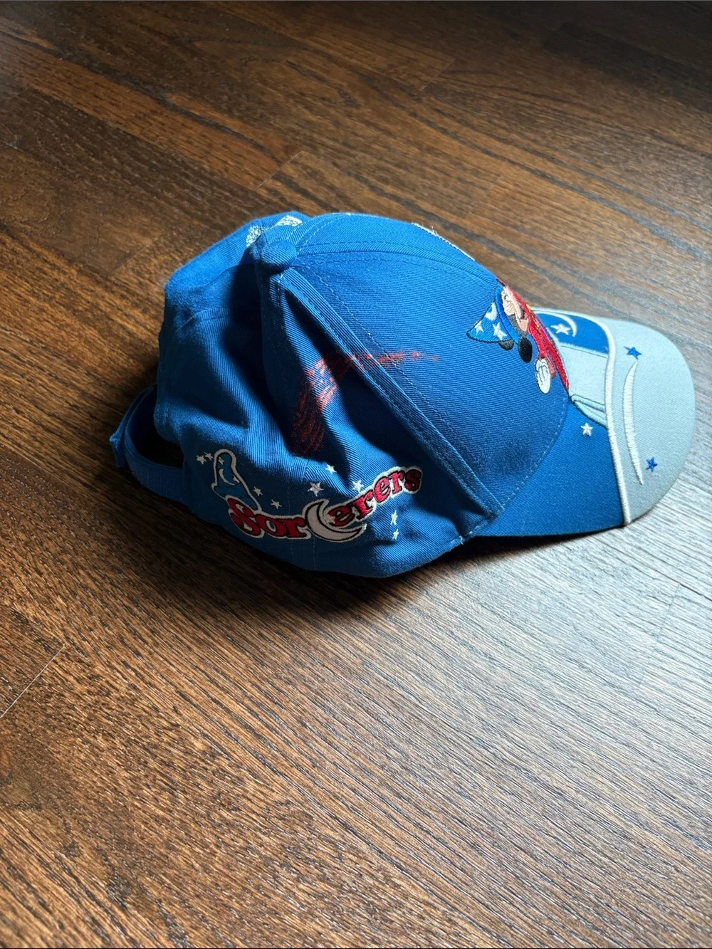 Disney Royal Blue and Light Gray Sorcerer Mickey Baseball Cap